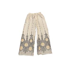 Pantalón Palazo de Rayón Indio para Mujer, Prenda de Pierna Ancha Lisa, Estilo Bohemio, Cómoda - Product Image 5