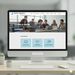 Elearning Website with <strong>Course</strong> Management Services Skilled Web Development Agency Delivering Reliable Affordable Online Solutions - Product Image 1