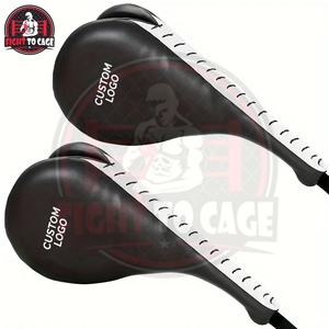 Cible d'entraînement de boxe en PVC et cuir PU durable, coussin de frappe, pagaies de frappe, entraînement de karaté et de kickboxing - Product Image 2