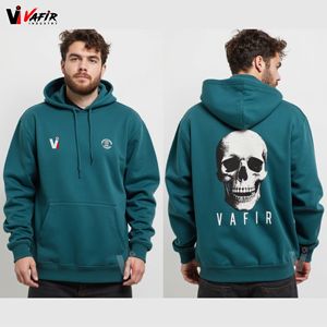 Sudadera con Capucha Unisex de Algodón Grueso de 320 g/m², con Forro Polar, Transpirable, de Secado Rápido, Estilo Urbano para Hombre, Sudadera Informal de Invierno con Bordado - Product Image 4
