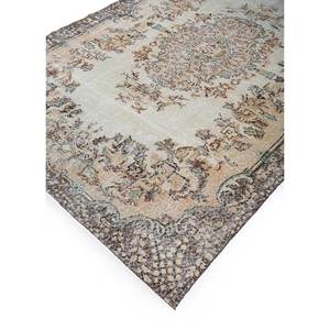 Tapis en laine vintage 9x12 rouge et orange, noué à la main, motif médaillon, pour salon ou couloir, tissage rectangulaire - Product Image 2