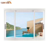 Ventanas Arqueadas de PVC Personalizadas a Precio de Mayoreo, Diseño de Ventana Francesa con Marco de Rejilla de PVC y Vidrio en Forma de Arco