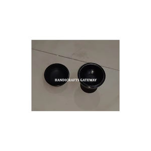 Soportes para varillas de incienso de piedra jabonosa natural brillante de color negro para decorar y fabricar en salas de estar y comedores - Product Image 1