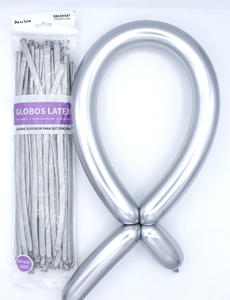 Nuevos Globos Largos (260s) Paquete de 50 Color Cromo para Decoraciones de Regreso a Clases, Cumpleaños y Bodas - Venta al por Mayor España - Product Image 4