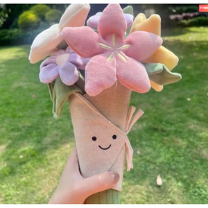 Lindo Peluche de Planta en Forma de Ramo con Asa para Niños y Niñas, de Algodón, 22x12x15cm - Product Image 2