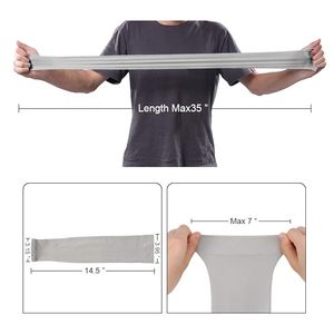 Manchons de bras unisexes en coton 100% (240g) à séchage rapide, respirants et anti-UV pour le sport en extérieur, la course et le cyclisme en été - Product Image 1