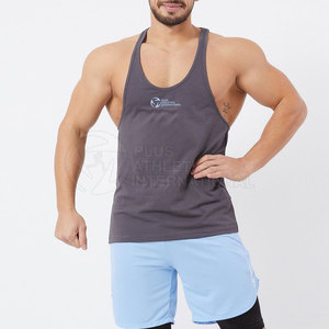 Venta caliente de los hombres Deportes Fitness más tamaño camiseta sin mangas Personalizar Deportes Correr más tamaño camiseta sin mangas - Product Image 1