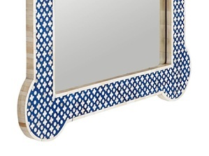 Lujo hecho a mano elegante forma madre de perla incrustaciones espejo decorativo diseñador acento para interiores de casas modernas al mejor precio - Product Image 3