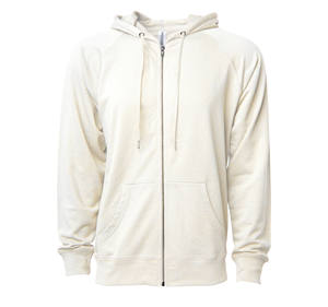 Sweat-shirt à capuche unisexe de haute qualité, couleur unie, 100% coton, cordon de serrage, fermeture éclair, sweat-shirt pour homme, streetwear, sweat-shirt à fermeture éclair pour homme - Product Image 1