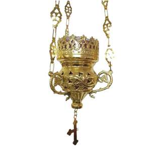 Diseño de grabado Quemador de incienso de latón Vajilla Pantalla Difusor de fragancia 100% Iglesia de latón hecha a mano - Product Image 3