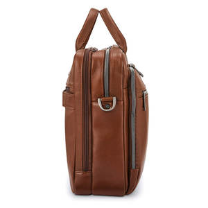 Uso al aire libre Top Trendy Bolsas de cuero para portátiles Logotipo personalizado Mejor material Bolsas de cuero para portátiles - Product Image 2
