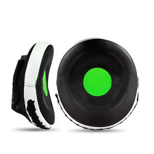 Manoplas de boxeo personalizadas de cuero de nuevo estilo al por mayor, almohadillas de enfoque redondas, manoplas de velocidad, manoplas cómodas para boxeo - Product Image 6