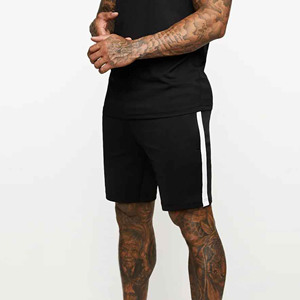Shorts casuales personalizados de alta calidad 2024 para hombre, shorts deportivos de color sólido para hombre, shorts de algodón para correr y gimnasio para hombre y niño - Product Image 3