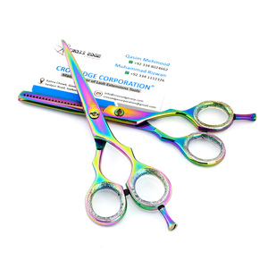 Professional Sharp <b>Edge</b> Hair Cutting Scissors & Texturizing Thinning Scissors Set Comfort Grip Stainless Steel Salon Use - Product Image 1