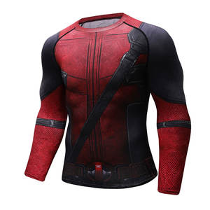 Camiseta de Compresión Personalizada para Hombre, Camiseta Deportiva para Gimnasio, Fitness, Rashguard, Ropa Deportiva, Top de Entrenamiento, Precio Accesible - Product Image 1