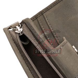 2026 High Quality Pakistan Manufactured Men Genuine Leather <b>Wallets</b> Cheap Price Wholesale Men Leather <b>Wallet</b> - Product Image 4
