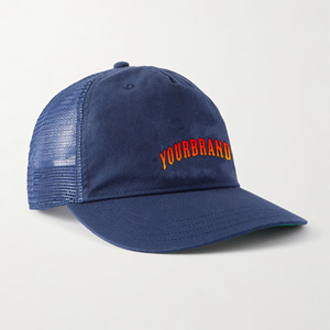 Vêtements décontractés d'été Casquette camionneur pour hommes en maille à l'arrière en coton avec logo sérigraphié personnalisé Casquette pour homme haute qualité Snapback 5 Panel - Product Image 1