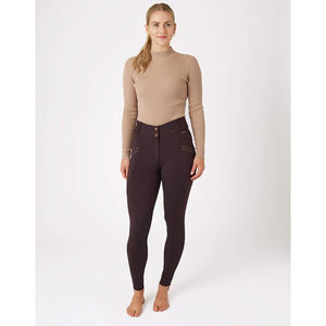 Nouveauté Culotte d'équitation pour femmes Genouillère Patch Grip Soft Fit Custom Clothing Bulk Wholesale Horse Riding Jodhpurs Pants - Product Image 3