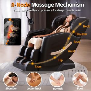 Fauteuil de massage multifonctionnel pour la maison, rail SL, fauteuil de massage intelligent pour tout le corps, capsule spatiale, modèle zéro gravité - Product Image 2