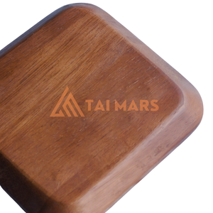 Elegante arte popular natural pulido bandeja de madera de acacia Exportación de alta calidad al por mayor vajilla de madera artesanías de madera cajas carteles de pared - Product Image 3