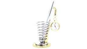 Horloge de bureau à bascule décorative en métal Offre Spéciale au fini doré pour la maison ou le bureau et les cadeaux disponibles pour l'approvisionnement en gros - Product Image 3