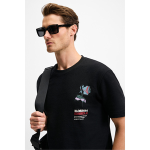 T-shirt à manches courtes col rond pour homme GRIMELANGE BELLO 100% coton biologique - Product Image 5