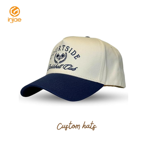ODM OEM quantité minimale de commande bas 5 casquettes de baseball en coton Offre Spéciale casquette personnalisée broderie 3D 2D logo personnalisé casquette d'activités de plein air à bord incurvé - Product Image 1