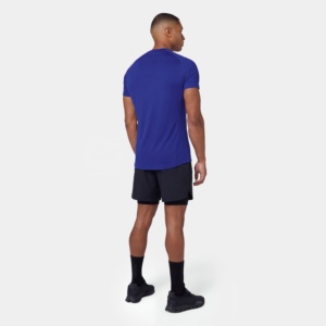 เสื้อยืดกีฬาผู้ชายทรงสลิม คอกลม แขนสั้น ระบายอากาศได้ดี เหมาะสำหรับออกกำลังกาย ฟิตเนส แห้งเร็ว - Product Image 3