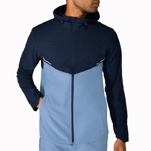 Cardigan de sport classique brodé pour hommes d'âge moyen et de personnes âgées pull Jogging printemps et automne à manches longues costume deux pièces - Product Image 1