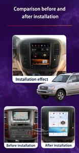 Navegación Gps de pantalla Vertical estilo Tesla de 12,1 pulgadas para Toyota Land Cruiser 100 REPRODUCTOR DE DVD de coche para Lexus LX470 1999-2002 - Product Image 3