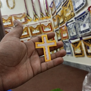 KT BADGE CHEVALIER TEMPLIER PATCH BRODERIE - Product Image 3