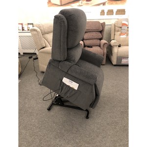 Sillón Reclinable Indiana Petite Riser con Motor Individual, Diseño Compacto, Cómodo, Capacidad para 230 Libras, Extensible, Cuero Sintético - Product Image 1