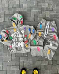 DCY 2025 Trending Product Oversized Puffer Print Hoodie,Custom <b>Hoodies</b> With Zipper,<b>Thick</b> Cotton <b>Hoodies</b> <b>for</b> <b>Men</b> - Product Image 2