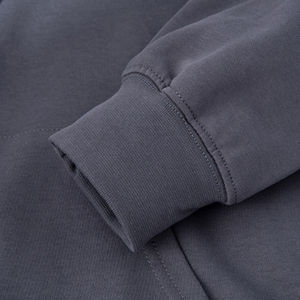 Sudadera con capucha Premium de algodón orgánico personalizado 2025 para hombre, protección solar 3D, lavado con potasio, lavado ácido, Horsebit, pantalones de chándal Premium incluidos - Product Image 3