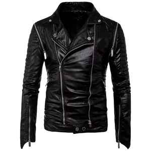 2026 Fashion Style Casual Wear Genuine <b>Leather</b> Classic Outer Wear Breathable Windproof <b>Men</b> <b>Leather</b> <b>Jacket</b> - Product Image 4