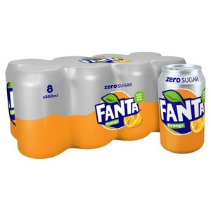 Fantaa เครื่องดื่มโซดาผลไม้จาก UK/fantaa, fantaa แปลกใหม่330มล. - Product Image 1
