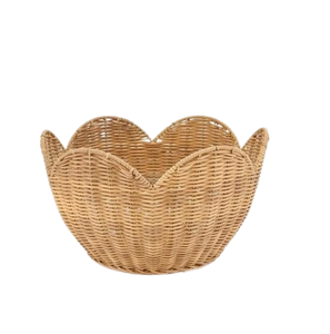 Accessoire décoratif de table en gros bol de fruits en rotin fait à la main à la mode bol de haute qualité pour Noël - Product Image 2