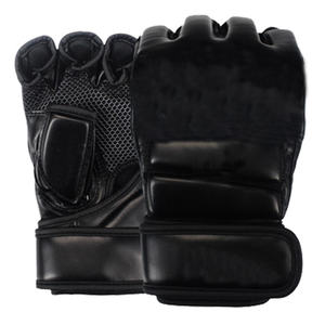 ถุงมือชกมวยครึ่งนิ้วถุงมือต่อสู้ MMA แบบปรับได้สำหรับฝึกซ้อมมวยไทย - Product Image 6