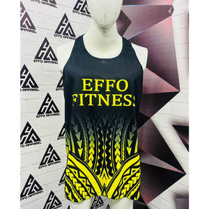 Débardeurs de sport personnalisés en polyester/spandex pour hommes, respirants, pour la musculation et l'entraînement, par sublimation - Product Image 1