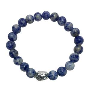 <b>Bracelet</b> Sodalite Buddha Crystal <b>Beads</b> Stone <b>Bracelet</b> Crystal Gemstone Fashion Jewelry <b>Men</b> and Women Gift Energy Meditation - Product Image 6