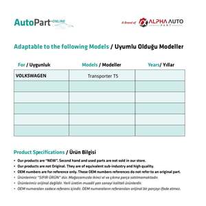 สายเปิดประตูกลางด้านนอกสำหรับ T5รถโฟล์คสวาเกน (ส่งจากผู้ผลิตตุรกี) รหัสผลิตภัณฑ์: WR2346 - Product Image 2