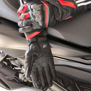 Guantes de Ciclismo Nexus Fabrica de Cuero con Dedos Completos, Cierre de Gancho y Bucle, Protección de Nudillos de Carbono, CE, Resistentes al Viento y UV para Ciclismo de Verano - Product Image 4