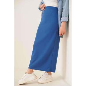 Jupe bleue taille 38-42 d'origine turque à motif régulier - Product Image 4