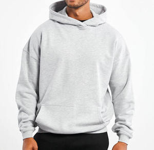 Sweats à capuche en coton gaufré lourd pour hommes - Product Image 1