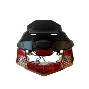 Plaque d'immatriculation et cadre arrière, feu arrière et garde-boue avec support de plaque d'immatriculation d'origine pour moto KYMCO 300 2011 - Product Image 1