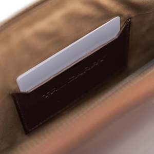 Baxter 17 <b>Inch</b> Vintage Brown Laptop Sleeve Genuine Leather and PU Slim Modern Sling Carrying System Soft Protective for Work - Product Image 6