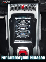 AuCar 9.7 "dernier écran de style Tesla Android 13 autoradio multimédia lecteur DVD pour Lamborghini Huracan voiture stéréo GPS Navigation