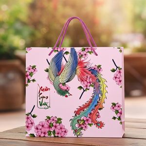 Custom Hot Stamping Luxury Gift Art <b>Paper</b> Bag with Logo <b>Laminated</b> Eco-Friendly & Recyclable for Package and Decoration - Product Image 4