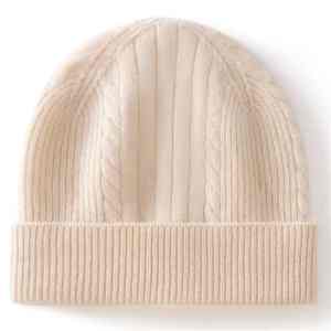 หมวกไหมพรมขนสัตว์คุณภาพดีจาก Solid International สำหรับฤดูใบไม้ร่วงและฤดูหนาว ให้ความอบอุ่น นุ่ม สวมใส่สบาย ทันสมัย ใช้งานได้หลากหลาย เหมาะสำหรับใส่ในชีวิตประจำวัน - Product Image 1