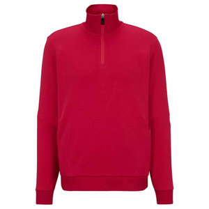 2024 OEM y ODM Sudaderas con media cremallera de fábrica personalizadas para hombres de alta calidad para hombres Sudaderas con capucha de algodón con cuello simulado con cremallera - Product Image 2